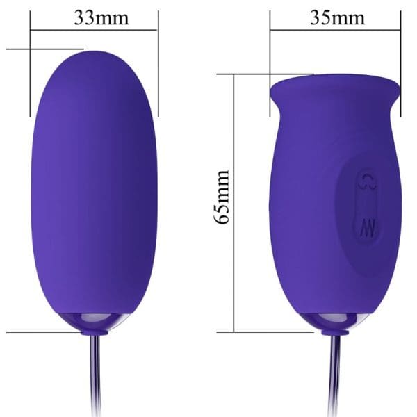 PRETTY LOVE - DAISY YOUTH VIOLET RECHARGEABLE VIBRATOR STIMULATOR 4
